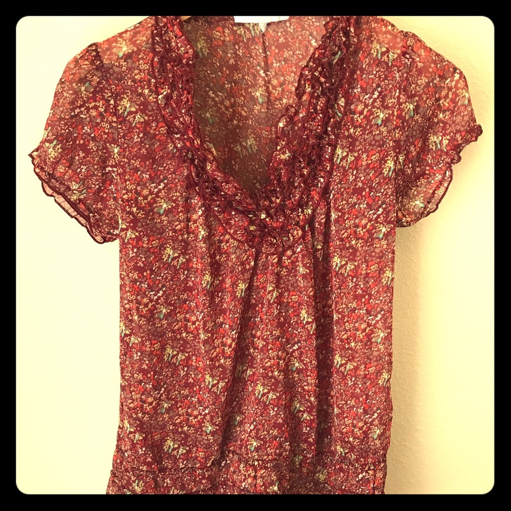 Multicolor Charlotte Russe blouse